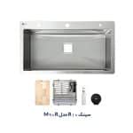سینک ظرفشویی شعاع 10 در گوشه ها M90R